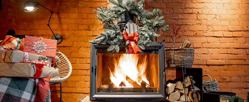 Travis Industries Linear Gas Fireplace Installation in McNair, Virginia