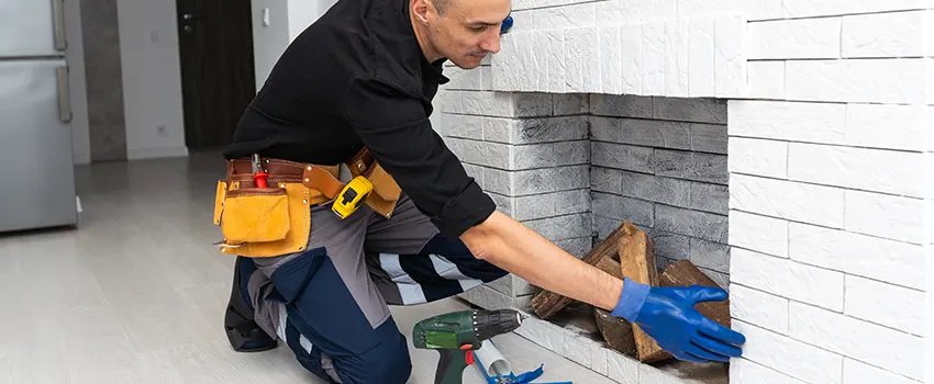 Fireplace Damaged Damper Frame Repair Services in McNair, Virginia