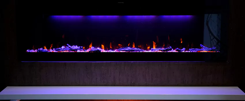 Dynamic Flame Color Fireplace Installation in McNair, VA