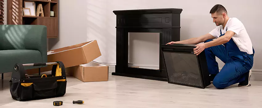 Old Rusted Metal Fireplace Repair And Replacement in McNair, VA